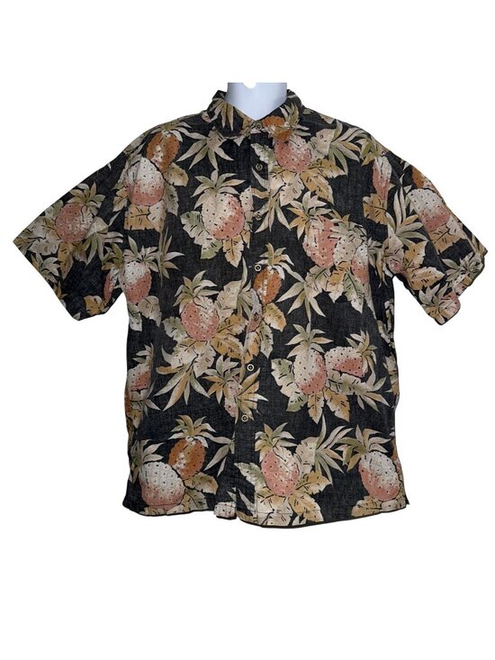 Cooke Street Other - VTG Cooke Street Button Shirt Mens 2XL Pineapple Colorful Hawaiian Vacation